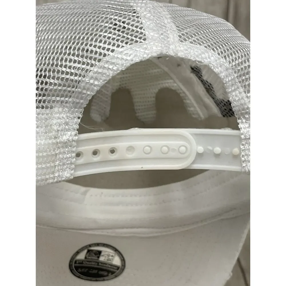 Bulzeye Hat Mens Embroidered Cap White Tease Me Ripped Heart A10